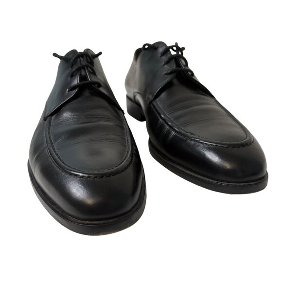 Bruno Magli Loreto BM600677 Black Leather Low Top Plain Toe Oxfords Size 11.5 - Picture 2 of 11
